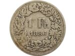 SUISSE 1 FRANC 1886 B TB N2