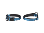 Collier confort Bleu pour chien avec boucle à clic FLAMINGO