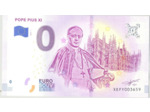 ALLEMAGNE 2019-1 POPE PIUS XI BILLET SOUVENIR 0EURO TOURISTIQUE  NEUF