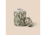 Urne Décorative Yezi Porcelaine Blanche 14x14x19cm