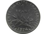 FRANCE 1 FRANC ROTY 1974 FDC