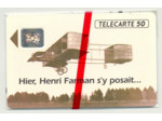 TELECARTE NSB 50 UNITES 12/92 HENRI FARMAN EN512