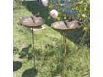 Mangeoire oiseaux fonte Coquille 105x27cm