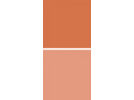 LOT DE 10 COUPONS DE TISSU TILDA UNIS ET IMPRIMÉS  25 X 55 CM, ORANGE, BLEU, BRUN