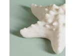 Lampe Etoile de mer blanche résine 16x7x16cm