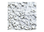 Filet camouflage S-Cut Steel blanc 4×4 m - Protection ombragée