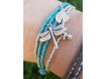 BRACELET MULTIRANGS DRAGONFLY