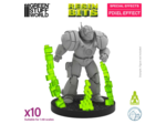 Resin Bits - Effet Pixel 10 pcs