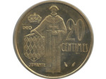 MONACO 20 CENTIMES 1975 FDC