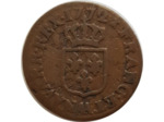 LOUIS XV ( 1715-1774 ) LIARD A LA VIEILLE TETE 1772 AA (Metz) TB-