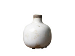 Vase Soliflore céramique blanc 16x14cm