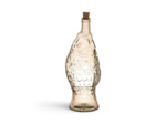 Bouteille carafe verre poisson rose 33x12x12cm