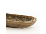Plateau décoratif BOIRA bronze antique 39x14x4cm