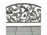 Banc de jardin fleuri 105x45x102