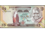 ZAMBIE 5 KWACHA non daté (1980-88) SERIE 32C NEUF W25d