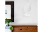 Mobile artisanal en bois - Chouette blanche, Harfang des neiges
