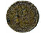 JETON - LOUIS XV ET PHILLIPE D'ORLEANS (1715-1774) TB+
