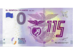 PORTUGAL 2019 -5 SL BENFICA 115 ANOS 0 EURO BILLET SOUVENIR TOURISTIQUE  NEUF