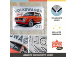 Plaque métal Volkswagen - VW Golf – GTI 1976 – Cadeau pour le Fan de  Volkswagen, Design Vintage