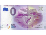 PORTUGAL 2019 -4 SPORT LISBOA E BENFICA 0 EURO BILLET SOUVENIR TOURISTIQUE  NEUF