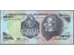 URUGUAY 50 NOUVEAUX PESOS non daté (1989) SERIE G NEUF W 61Ab