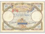 FRANCE 50 FRANCS L.O. MERSON SERIE Z.2831 1-9-1928 TB+