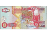 ZAMBIE 50 KWACHA 1992 SERIE BC NEUF W37a