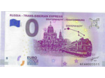 RUSSIE 2019-2 TRANS-SIBERIAN EXPRESS BILLET SOUVENIR 0 EURO TOURISTIQUE NEUF
