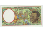 BANQUE DES ETATS DE L'AFRIQUE CENTRALE CONGO 1000 FRANCS 1993 NEUF 93-----