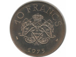 MONACO 10 FRANCS 1975 FDC