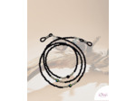 CHAÎNE DE LUNETTES BLACK SCINTILLANT