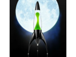 Lampe à lave fusée Telstar Rocket noire