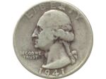 AMERIQUE ( U.S.A ) QUARTER DOLLAR (1/4 DOLLAR) 1941 WASHINGTON QUARTER TB+