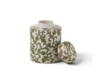 Urne Décorative Yezi Porcelaine Blanche 14x14x19cm