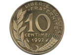 FRANCE 10 CENTIMES LAGRIFFOUL 1992 BE
