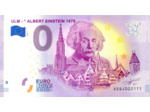 ALLEMAGNE 2020-1ULM ALBERT EINSTEIN BILLET SOUVENIR 0 EURO TOURISTIQUE  NEUF