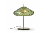 Lampe à Poser Led Cyrus Verte verre Métal 40x40x53cm