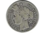 FRANCE 2 FRANCS CERES SANS LEGENDE 1871 K (Bordeaux) B