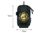 Trousse IFAK noire Rhino Rescue - kit de premiers secours vide personnalisable
