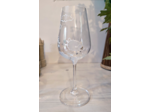 Verres à vin en cristal peints à la main personnalisables décorés de petits moutons blancs qui jouent à sauté mouton
