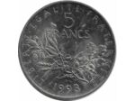 FRANCE 5 FRANCS ROTY 1993 SUP/NC