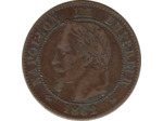 FRANCE 2 CENTIMES NAPOLEON III 1862 K (Bordeaux) TTB