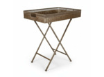 Desserte pliante fer patiné  51x31x62cm