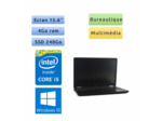 Dell Latitude E5550 - Windows 10 - i5 4Go 240Go SSD - 15.6 - Webcam - Grade B - Ordinateur Portable