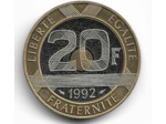 FRANCE 20 FRANCS MONT ST MICHEL 1992 BE BELLE EPREUVE