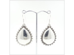 Boucles d'oreilles en argent massif