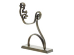 Silhouette sur pied Face bronze 48x8x33cm