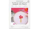French Kits Les Broderie décorative - Bouquet de fleurs