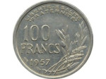 FRANCE 100 FRANCS COCHET 1957 TTB+
