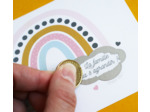 Carte à gratter "La famille va s'agrandir"